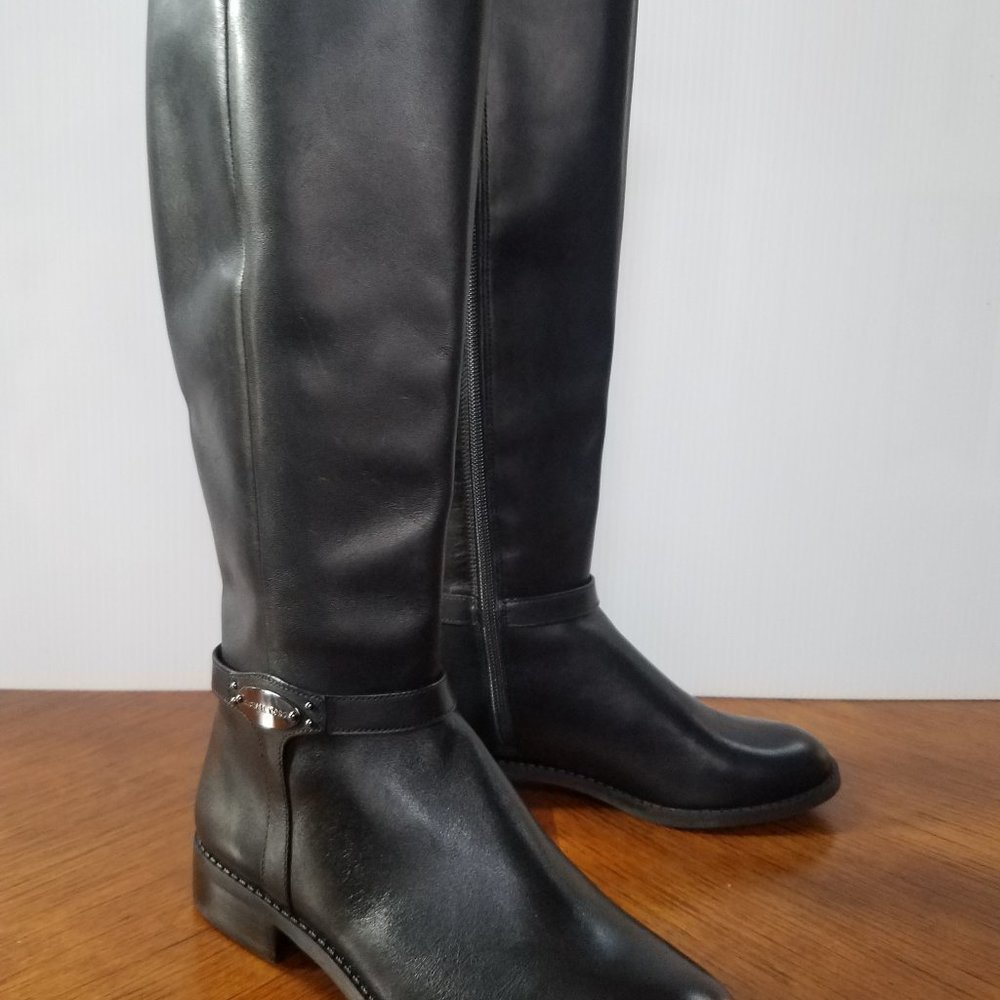 MICHAEL KORS Black Riding Boots
